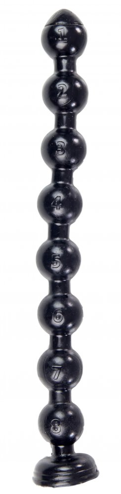 Černé dildo - Big Snake Beads (45 x 4,5 cm) - gb16102