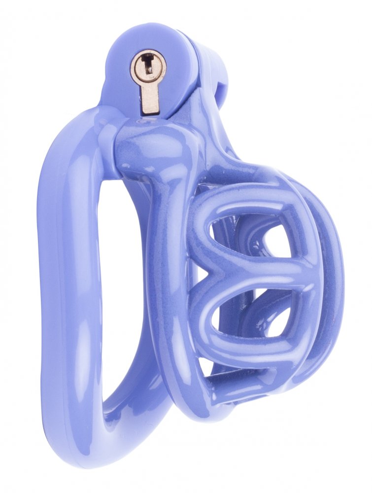 Pánský pás cudnosti - Lyfy modrý (4 x 3,3 cm) - gb37516