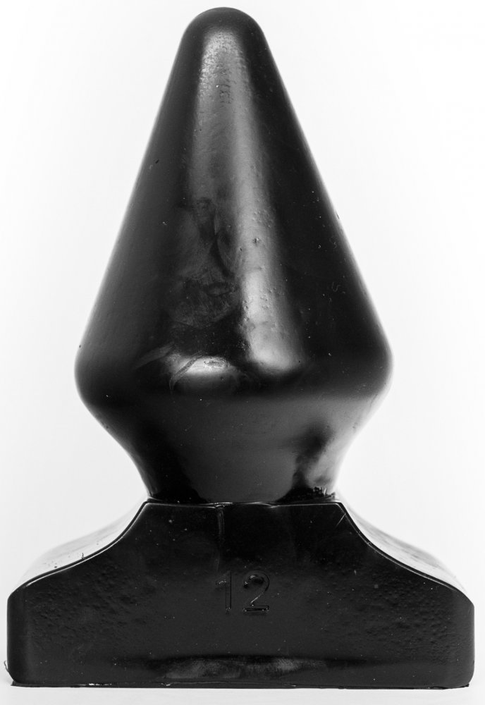 Anální kolík - All Black Plug XXL (17 x 11,5 cm) - gb18846