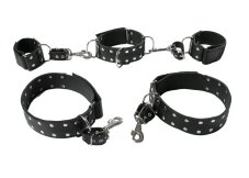 Kožená poutací sada na suché zipy - detail