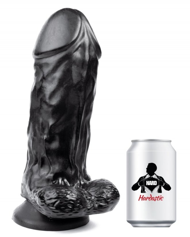 Čierne dildo - Super Tiky (21 x 8 cm)