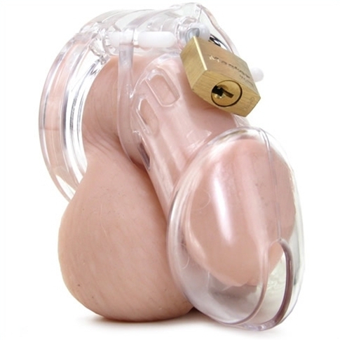 Pánsky pás cudnosti - transparentný (8 x 3,2 cm)