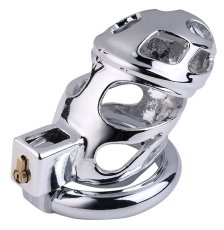 Kovový pás cudnosti Lock Love 9 x 3,5 cm - L