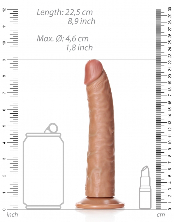 RealRock Slim Dildo 20 x 4,6 cm Latino - gb44407