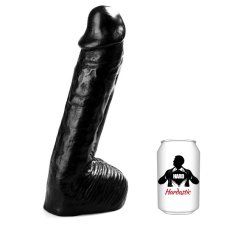 Černé dildo - Super James (25 x 7,5 cm)