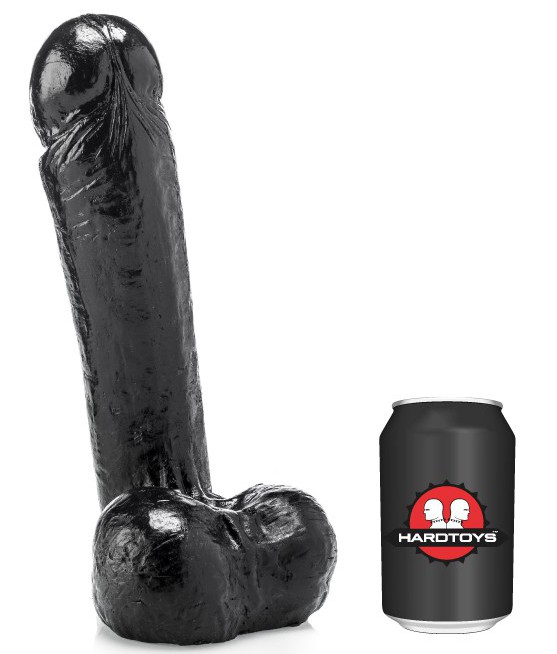 Černé dildo - Brad (25 x 6,5 cm) - gb19830