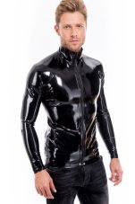 Pánské latexové triko s dlouhým rukávem Pánské latexové triko s dlouhým rukávem