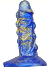 Dildo Fantasy Bulstrix 15 x 5,5 cm Blue-Gold - gb45128