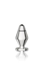 Metal anal plug for electrosex