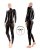 Slimming Men's Latex Catsuit with Front Zipper and Reinforced Waist