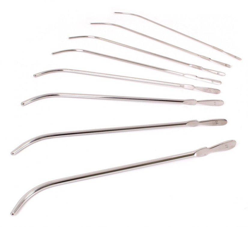 Sada 8 dilatátorov z nehrdzavejúcej ocele (3 - 7 mm)