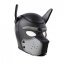 Neoprenová psí maska černo-šedá