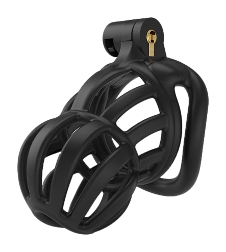 Pánsky pás cudnosti - Narra čierny (8 x 3,6 cm)