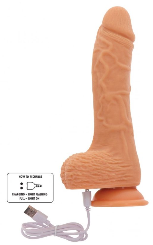 Vibrátor Naked Real push-up 16,5 x 4 cm - gb46935
