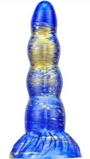 Dildo Fantasy Scopio 17 x 5 cm Blue-Gold - gb45097
