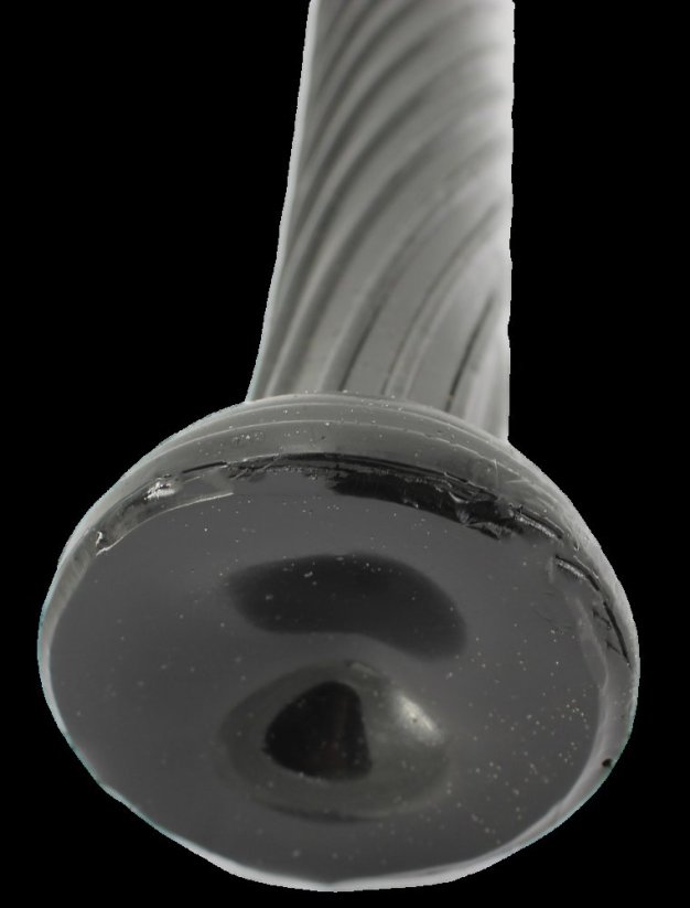 Černé dildo - Dixon (48 x 3,5 cm) - gb17710