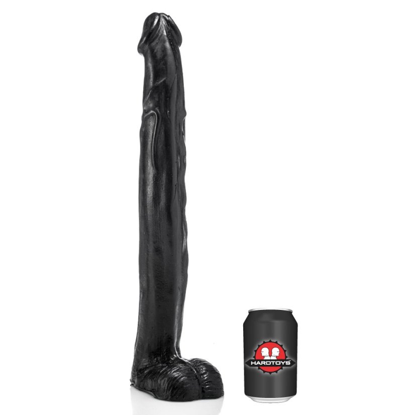 Černé dildo - Chris (43 x 6 cm)