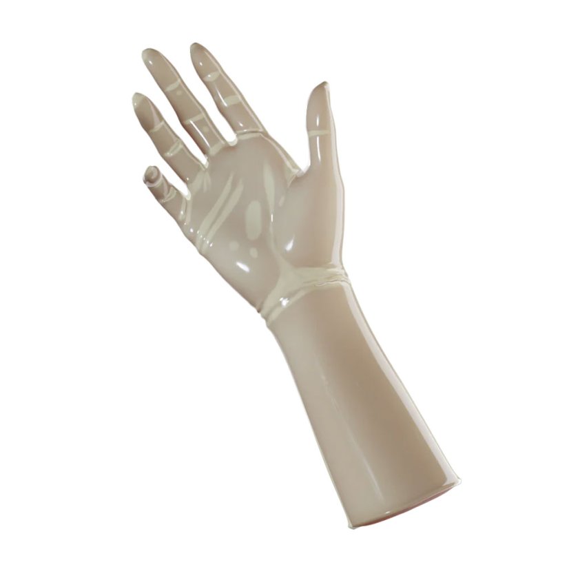 Latexové rukavice UniqDsn - transparentné