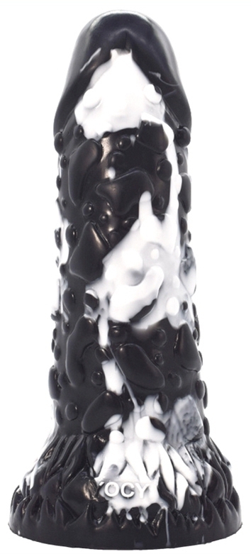 Toadyk Dildo 17 x 6 cm Black-White - gb33741