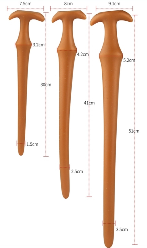 Long Dildo Ultra Slim M 40 x 4,2 cm - gb39614