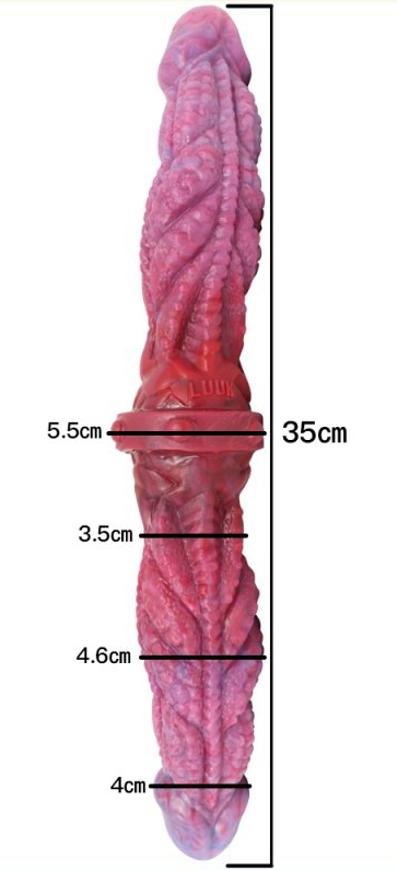 Double Dildo Duo Rept 35 x 4,5 cm - gb41957