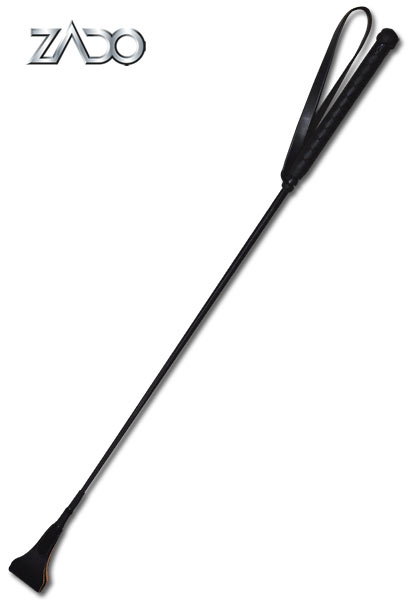 Riding crop with leather loop