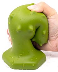Silicone plug Monster Spike M 12 x 4,5 cm Green - gb31132