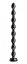 Čierne guľôčkové dildo - Beaded Thick Anal (50 x 3,8 cm)