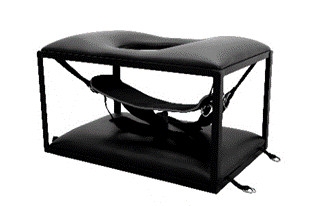 BDSM throne with headrest