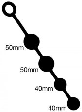 Análne guličky Silcione Duo 35 x 5 cm - gb31309