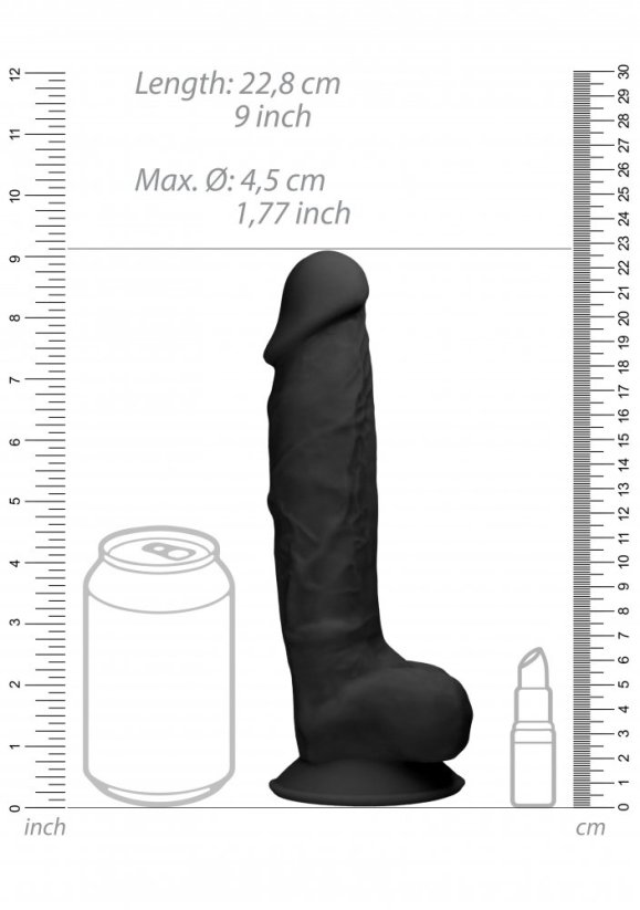 Silicone Dildo realrock suction cup 18 x 4,5 cm - gb26090