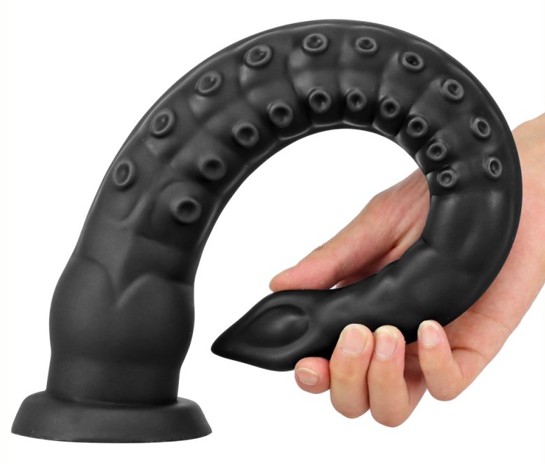 Dildo Oktoop L 52 x 7,5 cm Black - gb45151