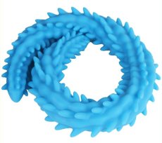 Double Dildo Scolop L 60 x 5 cm Blue - gb44579