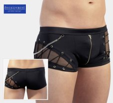 Pánské boxerky s řetízkem a šněrováním Pánské boxerky s řetízkem a šněrováním