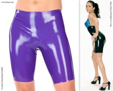 Latexové kraťasy - unisex