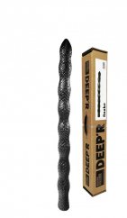 Černé dildo - Deep'R Snake (70 x 5,5 cm)