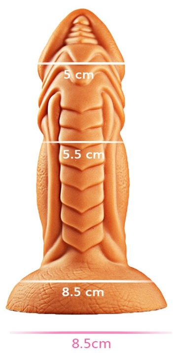 Fishy Silicone Dildo 18 x 5,5 cm - gb20624