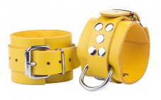 Leather Restraints "The Red" Yellow - gb14002