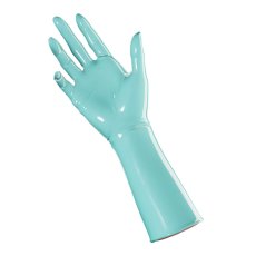 Latex gloves - color jade
