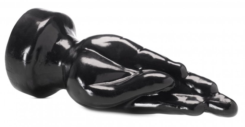 Černé fisting dildo - Hand 03 (21 x 8,8 cm)