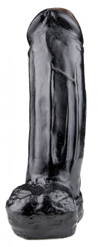 Čierne dildo - Super Aaron (24 x 7,4 cm)