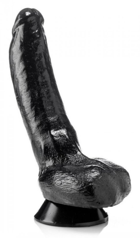 Čierne dildo - Helmut (23 x 6,5 cm) - gb20111