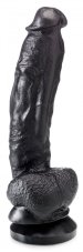 Černé dildo - Gode Thierry (19 x 4,5 cm) - gb22036