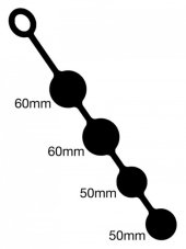 Silikónové Análne Gule XL Duo 35 x 6 cm - gb31306