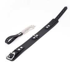 Silikonový obojek s vodítkem a uzamykatelnou přezkou