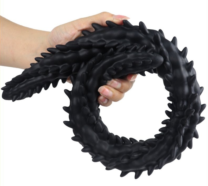 Double Dildo Scolop S 40 x 3 cm Black - gb23494 (Skladem)