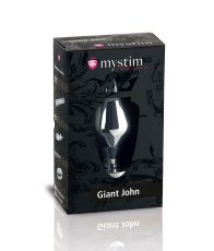 Kovový anální kolík pro elektrosex - Giant John XXL - balení Kovový anální kolík pro elektrosex - Giant John XXL - balení