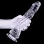 Dildo Monster Transparent Kail L 25 x 7 cm - gb47610