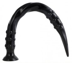 Dildo Pointed Twist L 65 x 5 cm Black - gb30005