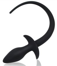 Anal Plug - Dog Tail KP Black (7.5 x 3 cm) - gb22307